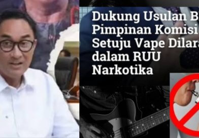 Akhirnya Komisi III DPR Mendukung Usulan Kepala BNN Agar Vape di Larang Dalam Revisi UU Narkotika dan Psikotropika
