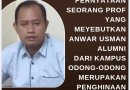 Ucapan Prof Kiki Terkait Anwar Usman Dari Kampus Odong-odong Merupakan Penghinaan & Tidak Etis