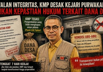 Kawalan Integritas, KMP Desak Kejari Purwakarta Berikan Kepastian Hukum Terkait Dana Desa