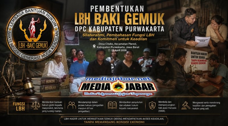 Pembentukan LBH Baki Gemuk Tingkat DPC PURWAKARTA Resmi Di Gelar, Perkuat Peran Advokasi dan Akses Keadilan Bagi Masyarakat