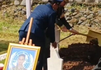 Pemakaman Mayor Infanteri Anumerta Zulmi Aditya Iskandar dipimpin langsung oleh Panglima TNI Agus Subiyanto