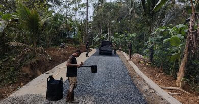 Aspal Baru TMMD Hadirkan Harapan dan Senyum Warga Desa Krangean