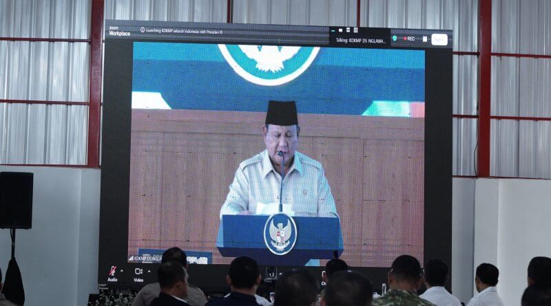 Pangdam III/Slw Hadiri Launching KDKMP Bersama Presiden RI