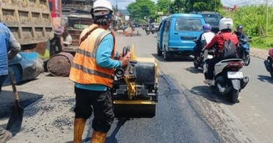 ppk 2.1 jawa barat bergerak cepat melaksanakan pekerjan rutin ruas jalan Bts Bibadak – Bts kota Sukabumi