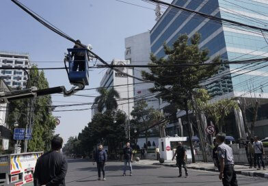 Penataan Kabel Asia Afrika Merapikan infrastruktur utilitas di ruang publik
