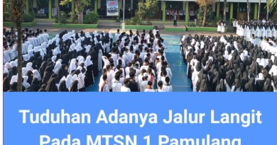 Tuduhan Adanya Jalur Langit di MTSN 1 Pamulang Hanya Tuduhan Liar Tidak Berdasar