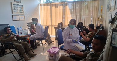 Satpol PP KOta Bandung Jadi Pelopor Aksi Donor Darah Gerakan Indonesia Asri