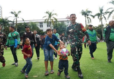 Festival Rakyat Nusantara 2026 dan Bola Gembira Meriahkan Makodam III/Siliwangi