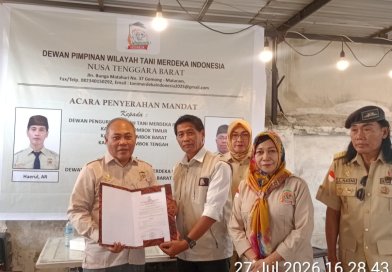 DPW TMI NTB Serahkan Mandat Ke Tiga kabupaten; Tegaskan Serap Komoditi Unggul dan Berpihak Kepada Kepentingan Petani