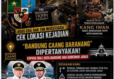 Agus Ega dan Tim Investigasi Cek Lokasi Minim PJU Flyover Laswi ,Mengakibatkan Kader FKPPI Tewas Kecelakaan