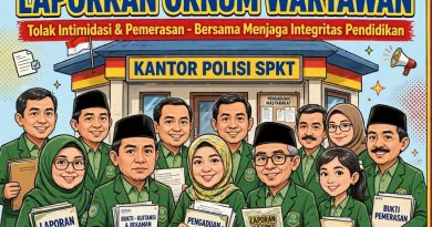 Puluhan Kepala Sekolah SDN dan SMPN Laporkan Oknum Wartawan Ke Polisi