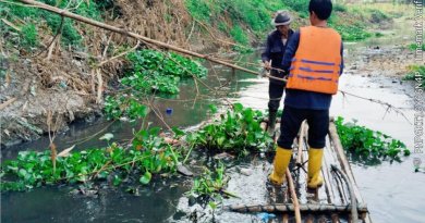 PT SMM Bersama Masyarakat Bersihkan Eceng Gondok di Sungai Cihaur, Wujud Nyata Kepedulian terhadap Lingkungan