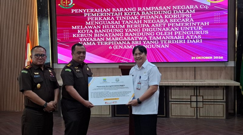 Pemkot Bandung Terima Enam Bangunan Kebun Binatang dari Kejaksaan